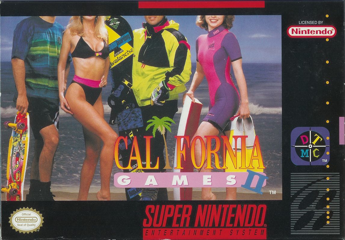 California Games II box art for Super Nintendo